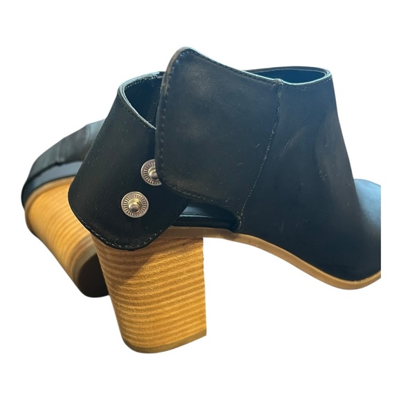 🟣Mossimo Black Peep Toe Booties – Size 7.5 - Picture 8 of 10